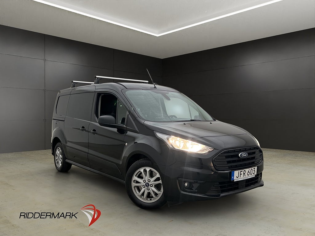 Ford Transit Connect LWB Värmare Drag B-Kamera CARPLAY Moms