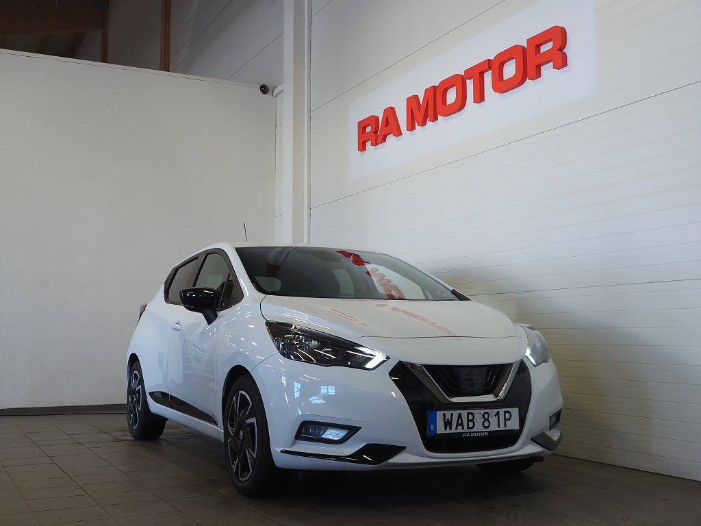 Nissan Micra N-TECH 92hk  1 ägare | Moms | CarPlay | 2022