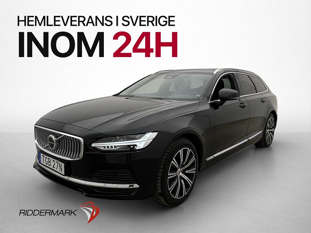 Volvo V90 T6 AWD 350hk Pano Värmare HUD Kamera Skinn Drag