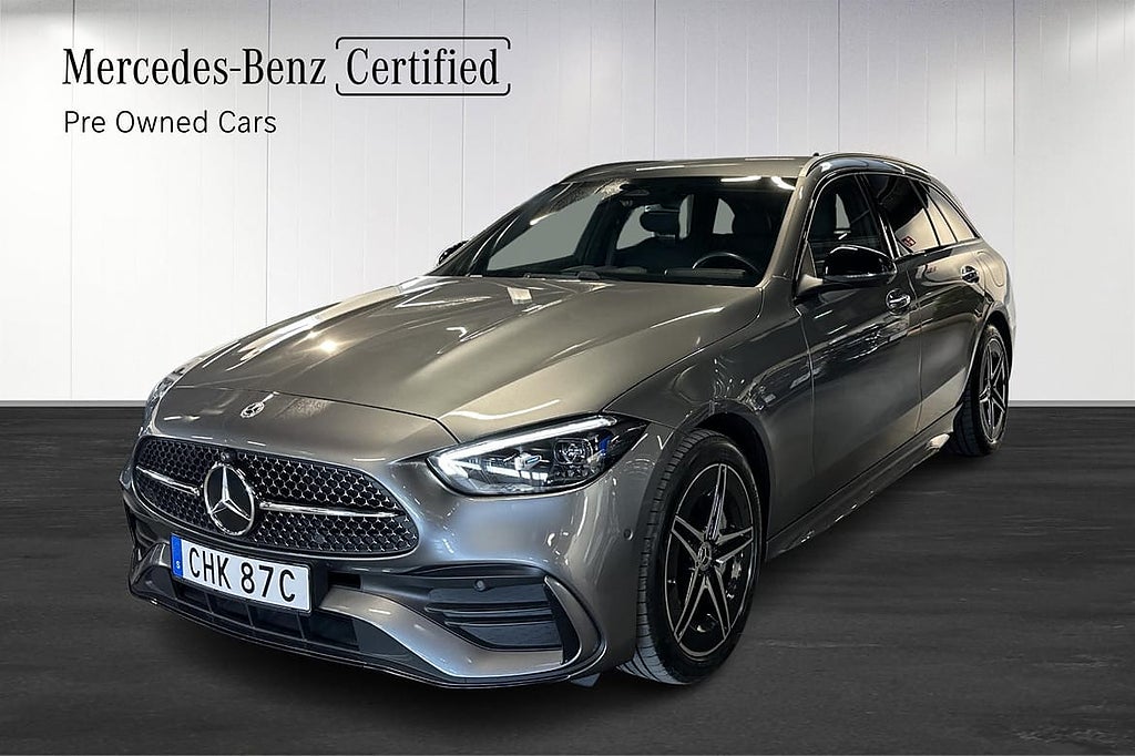 Mercedes-Benz C300 e AMG Dragkrok Distronic 360° Moms