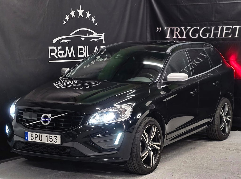 Volvo XC60 Polestar, D4 AWD R-Design, 1-ägare, H/K, Ny Bes!!