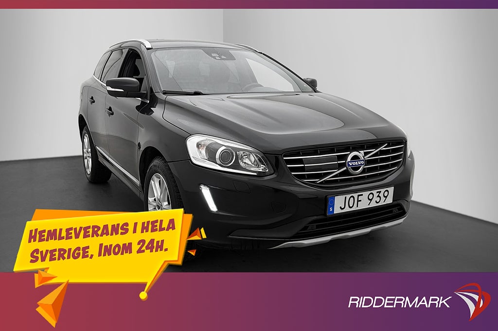 Volvo XC60 D4 AWD 190hk Summum Värmare VOC Skinn Rattvärme