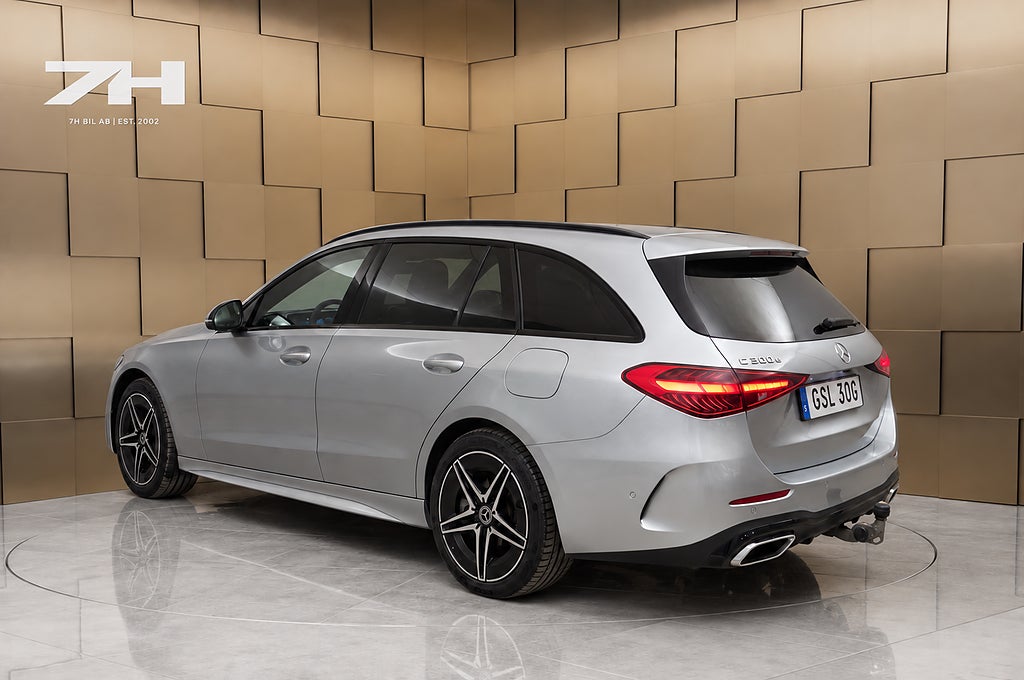 Mercedes-Benz C 300 T e AMG Line 360°  Ad. Farthållare  Burmester®