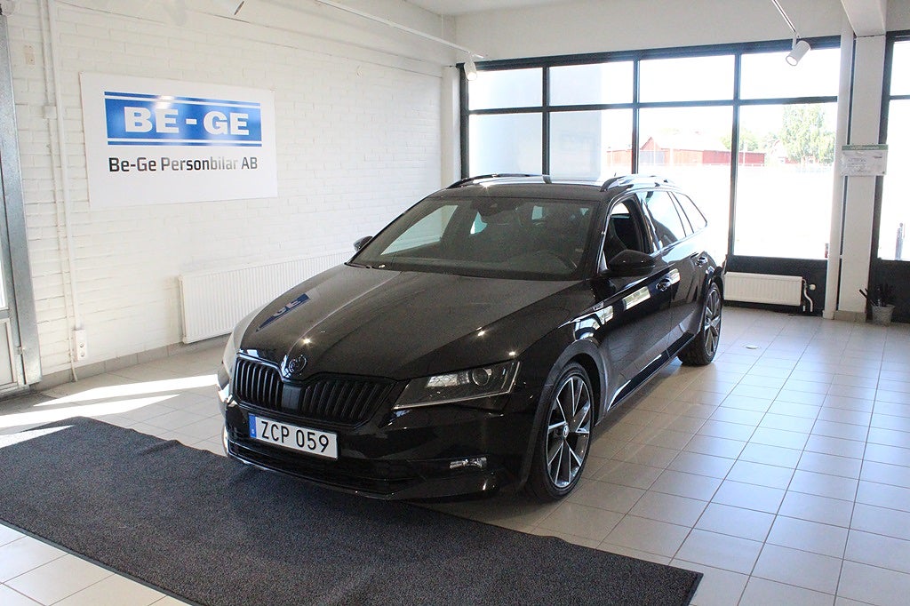 Skoda Superb Sportline 2.0 TDI 4x4 Kombi 190HK Drag Värmare