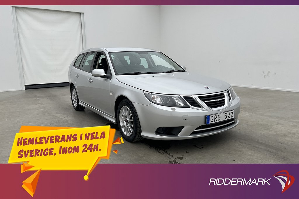 Saab 9-3 SportCombi 1.9 TTiD 160hk Linear Två-Brukare Drag