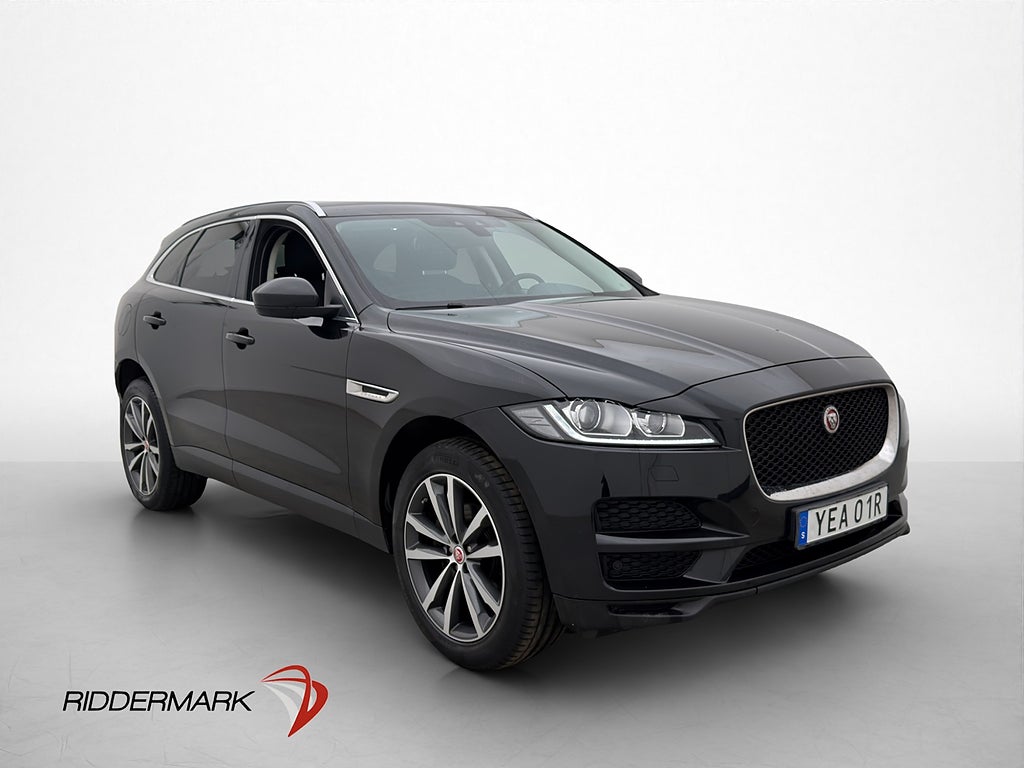 Jaguar F-Pace 20d Kamera Rattvärme CarPlay Keyless Drag
