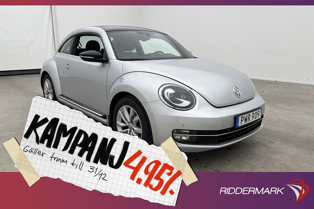 Volkswagen Beetle 2.0 TSI 200hk Premium GT Pano  4,95% Ränta