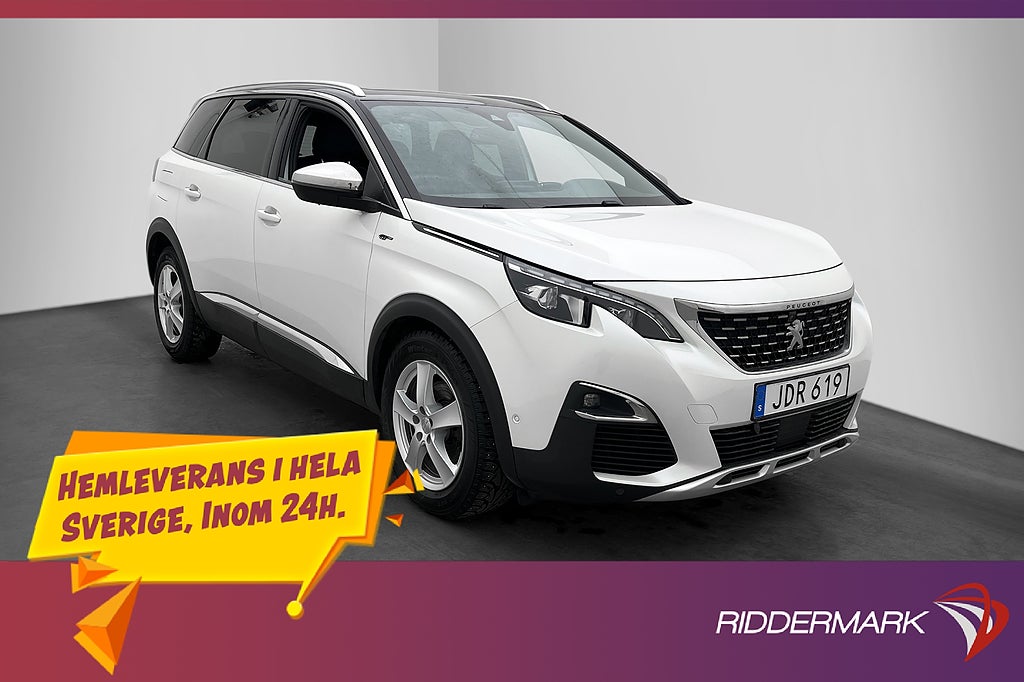 Peugeot 5008 GT-Line 2.0 177hk 7-Sits Pano Navi CarPlay Drag