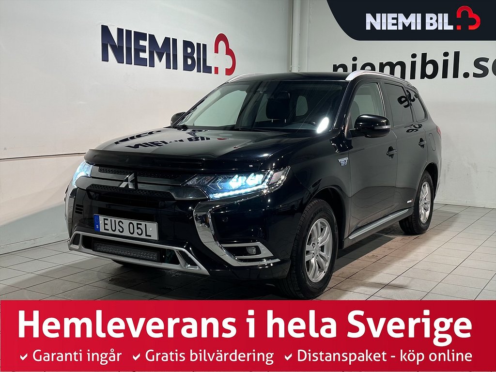 Mitsubishi Outlander PHEV CVT Drag Kamera Mvärm S/V-hjul
