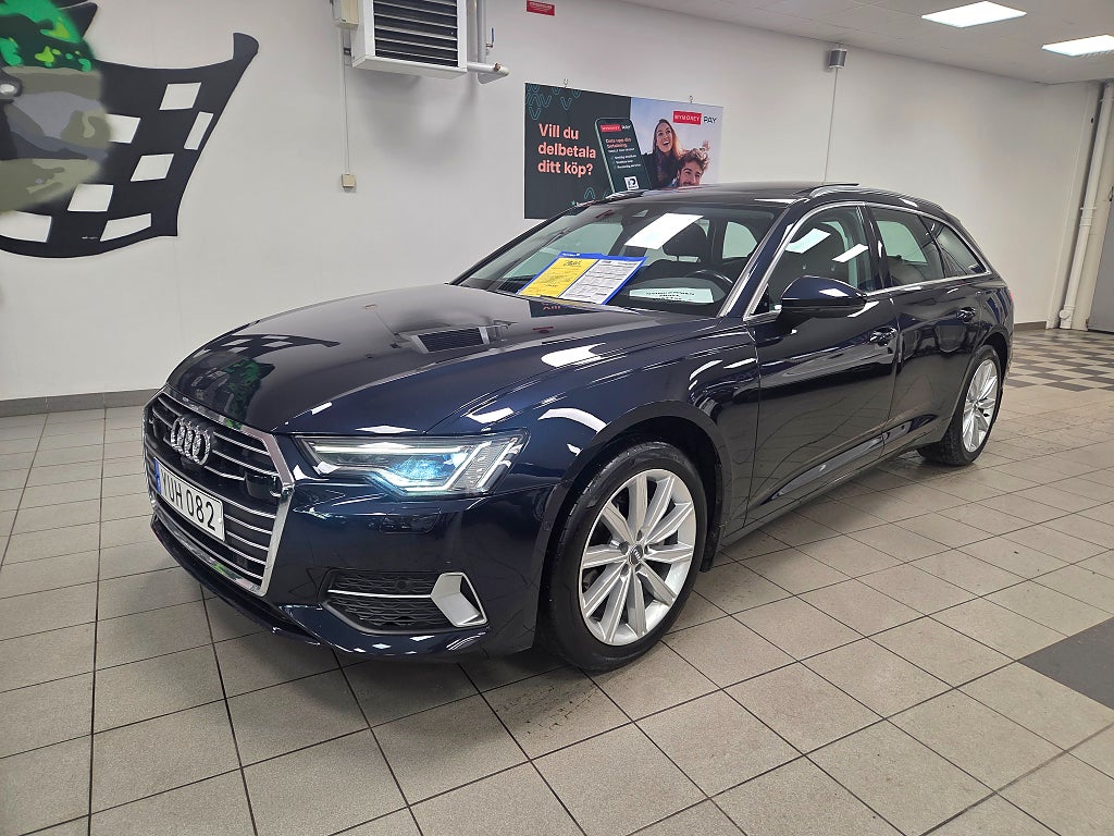 Audi A6 Avant 40 TDI,S-Tronic,1 Äg Sportline,Panorama,Värmare
