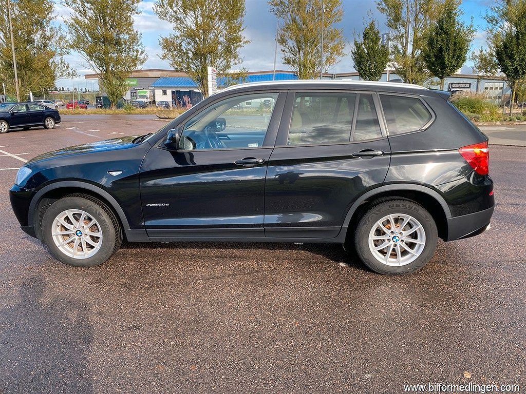 BMW X3 xDrive20d, F25 184hk, Dragkrok, Svensksåld, Skinn, Automat