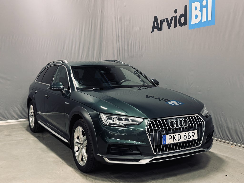 Audi A4 allroad 2.0 TDI Q Cockpit MMI-Plus Värmare Matrix-LED Drag PDC