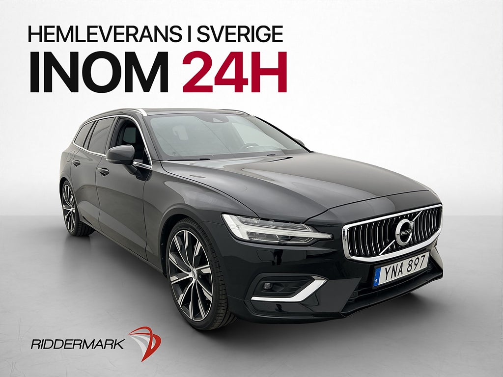 Volvo V60 T6 AWD 310hk Inscription Pano H/K Läder Drag