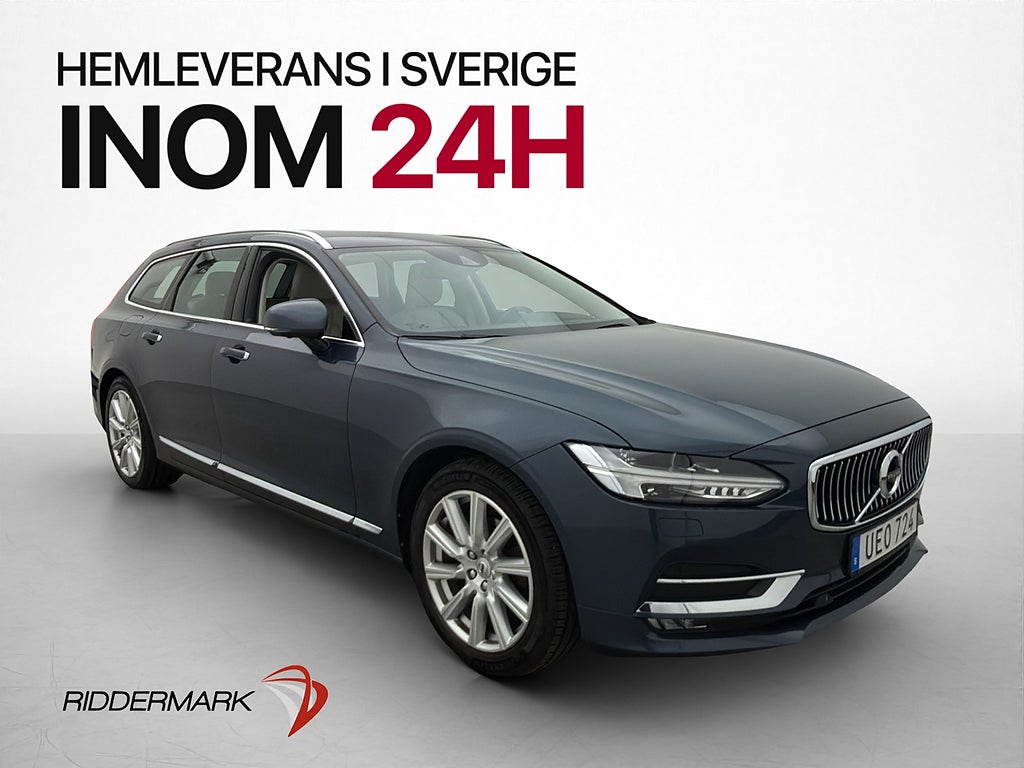 Volvo V90 D4 AWD 190hk Inscription 360° BLIS Värm VoC Drag