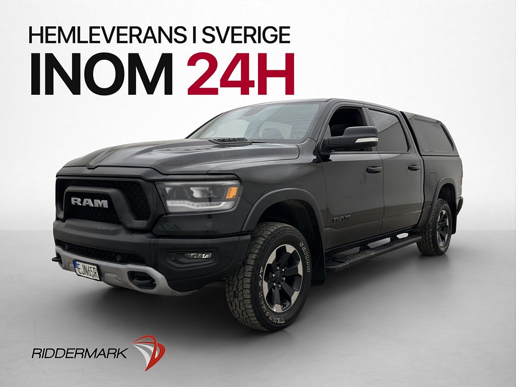 Dodge RAM Rebel Night 5.7 4x4  Luft Pano H/K Lastsläde Moms