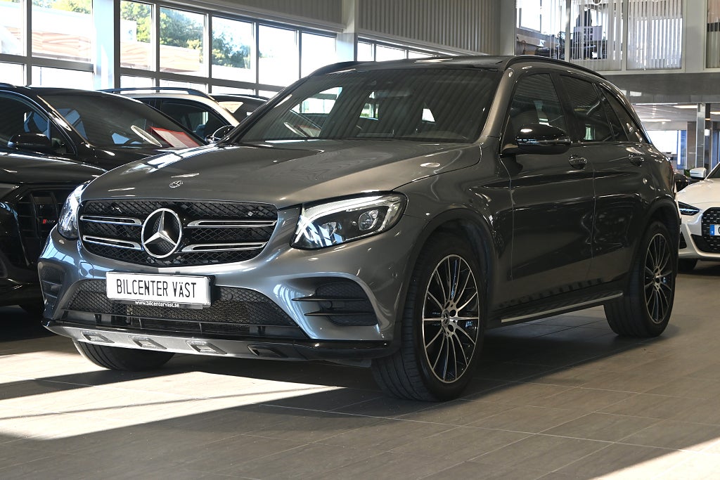 Mercedes-Benz GLC 250 4M 211hk AMG Night *HJULKAMPANJ* Sky Burmester Värmare