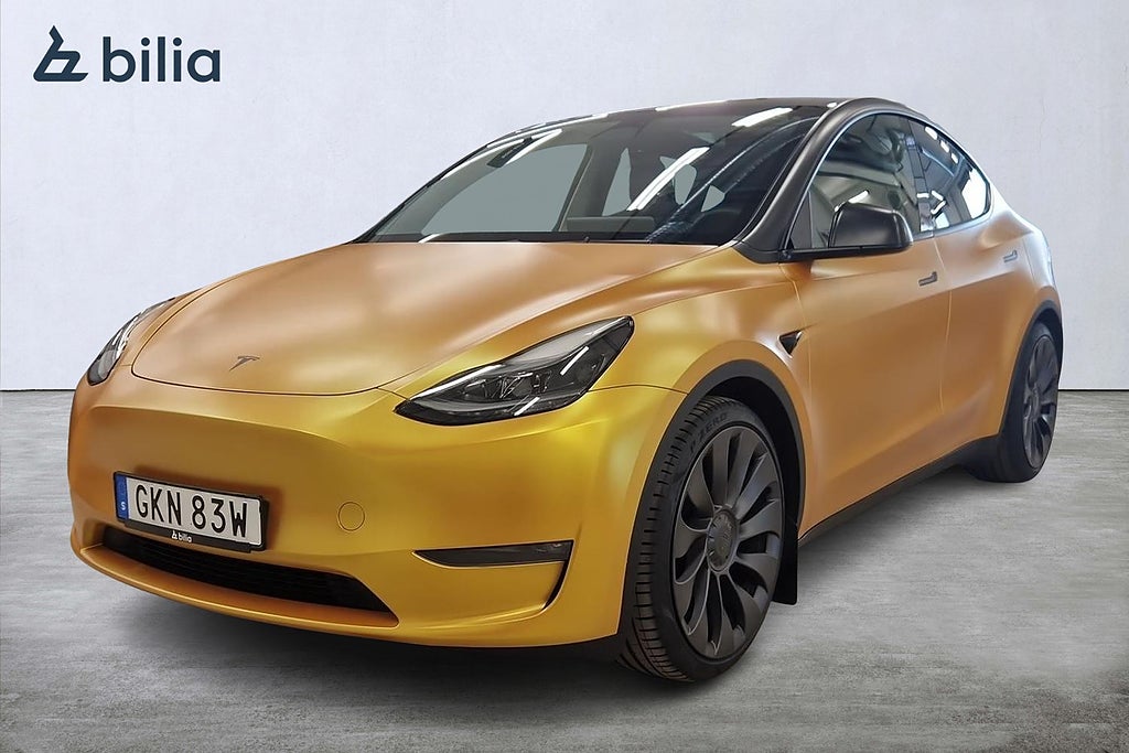 Tesla Model Y AWD Performance,  Autopilot, Panorama, Dragkrok, Kamera