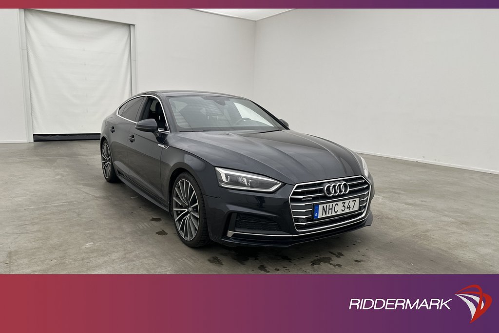 Audi A5 Sportback TFSI Quattro 252hk S-Line Massage Kamera