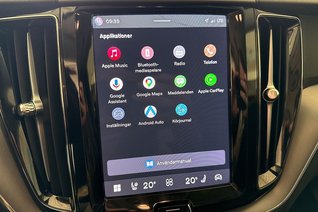 Volvo XC60 Recharge T6 AWD Aut Core Edition V-hjul Pano Kamera Nav miniatyr 19