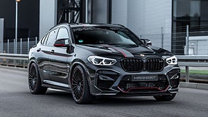 Manhart MHX4 600 har trimmats så att den levererar 125 fler hästkrafter än standardversionen av BMW X4 Competition. Foto: Manhart