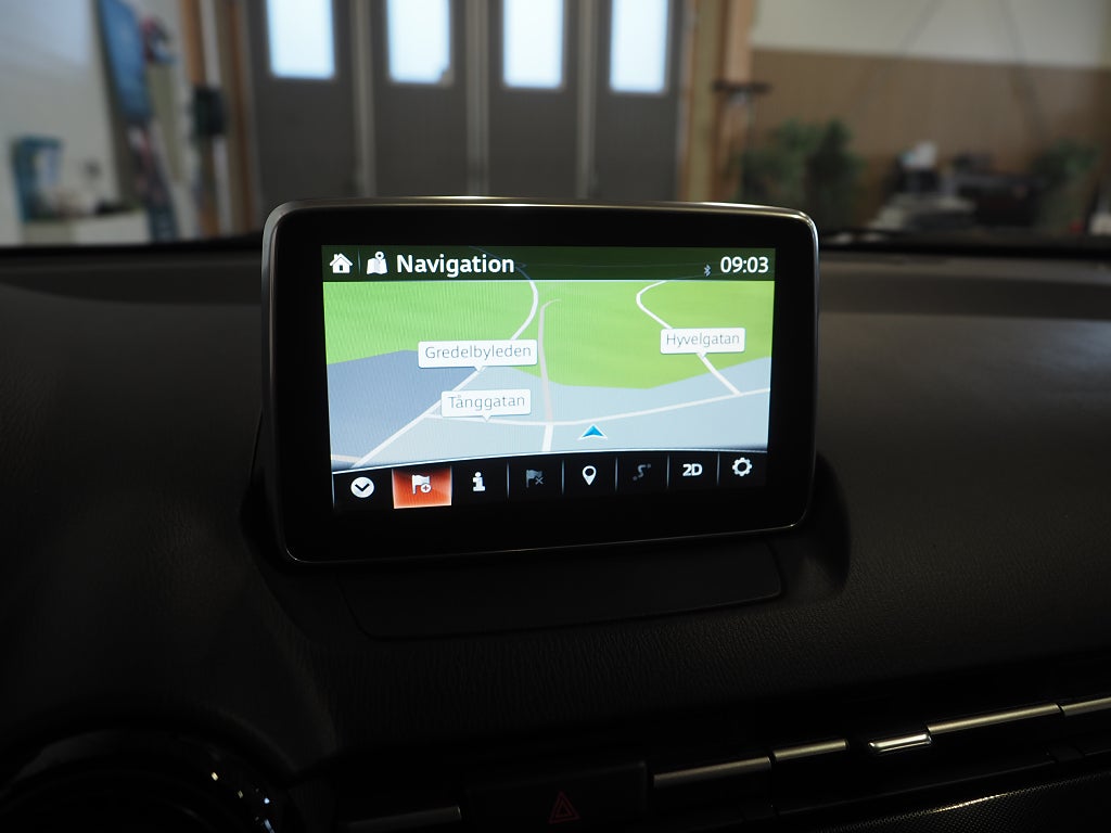 Mazda 2 5-dörrar 1.5 SKYACTIV-G Vision P-Sensorer Navigation 2016