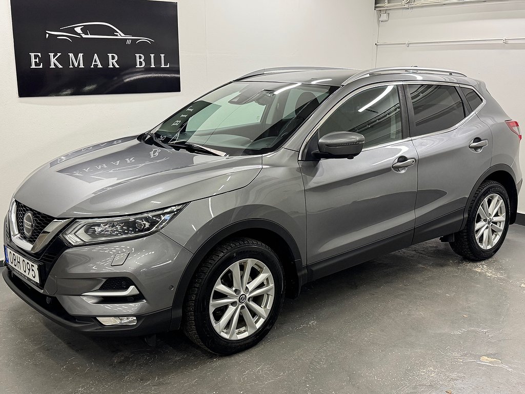 Nissan Qashqai 1.2 DIG-T XTRONIC-CVT|Drag|Pano|M-värm|360kam