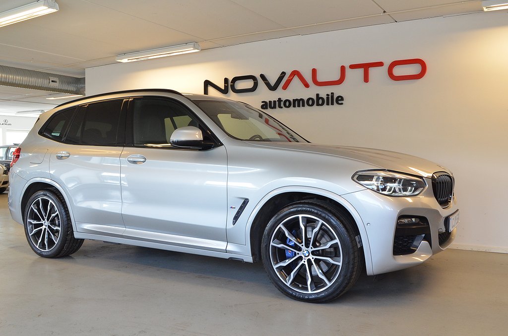 BMW X3 xDrive30e M-Sport H/K Läder Kamera Drag 20" Momsbil