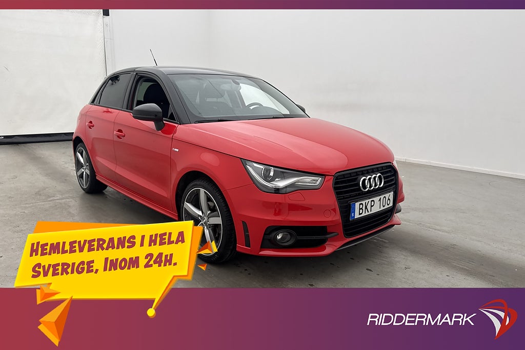 Audi A1 Sportback 1.2 TFSI 86hk S line Få Brukare Låg skatt