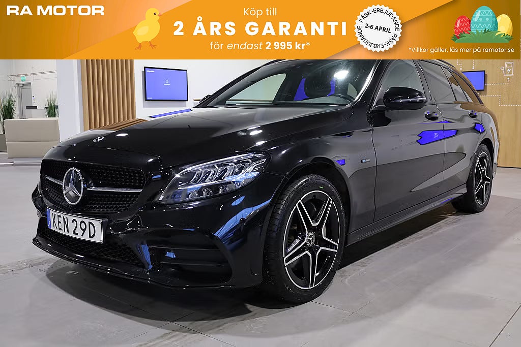 Mercedes-Benz C 300 T e AMG Night-EDT Drag Värmare Kamera Navi 2021