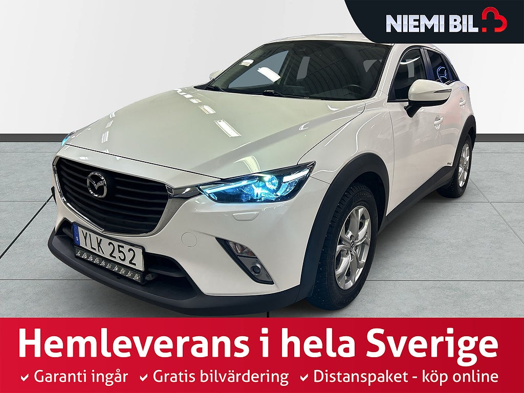 Mazda CX-3 2.0 SKYACTIV-G MoK-Värm/Drag/LED-Ramp/Navi/P-Sens/SoV