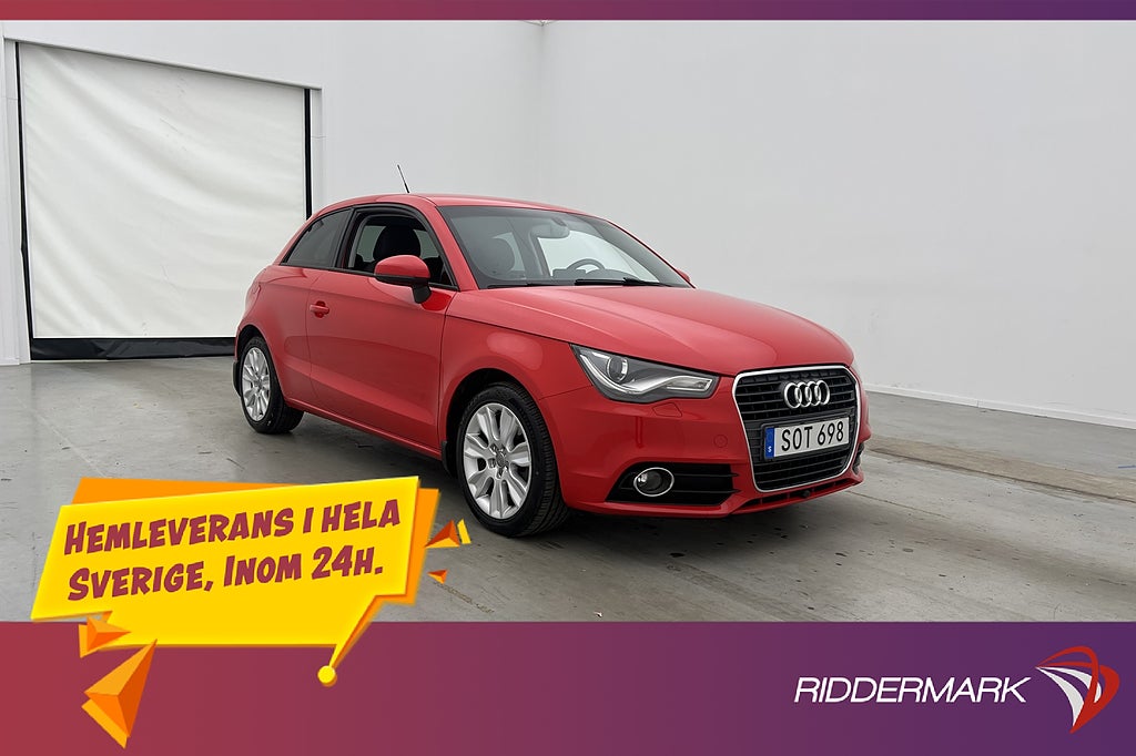 Audi A1 1.4 TFSI 122hk Proline Värmare Farthållare Bluetooth