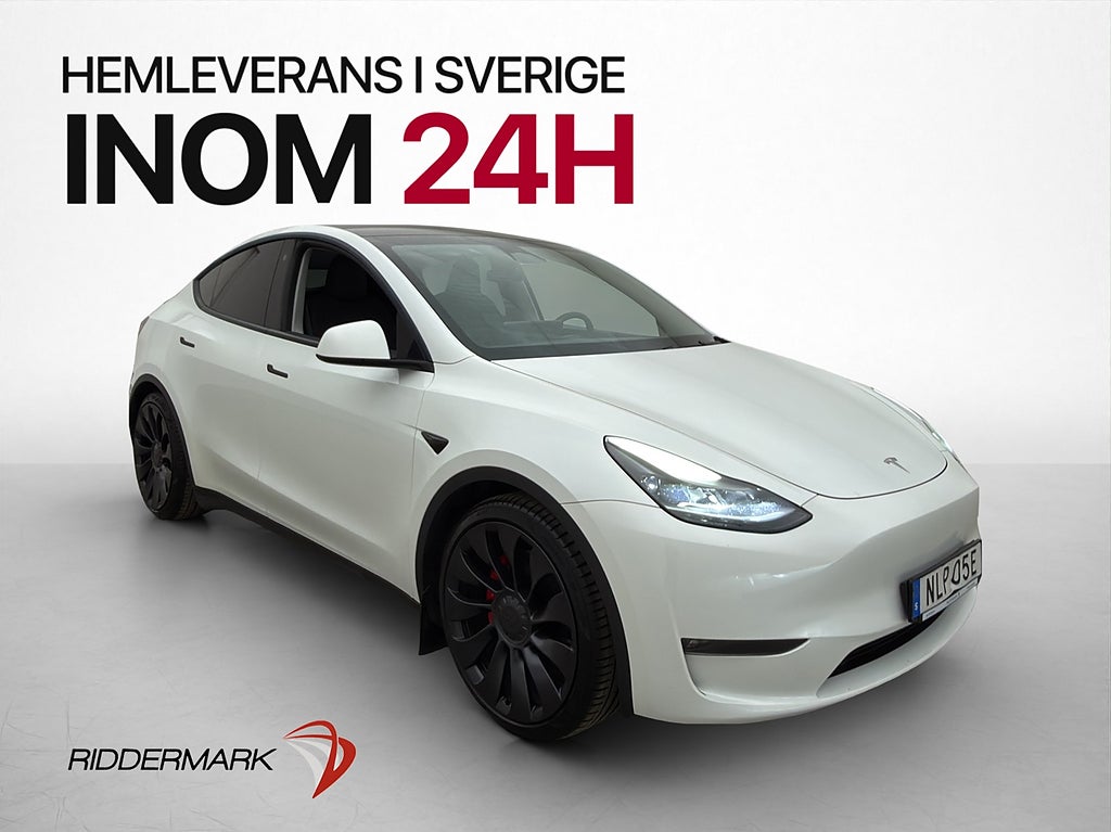 Tesla Model Y Performance AWD Svensksåld Autopilot MOMS Drag