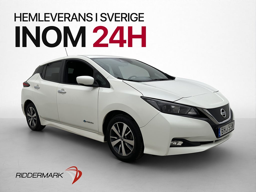 Nissan Leaf 40 kWh Acenta Kamera Navi Rattvärme CarPlay