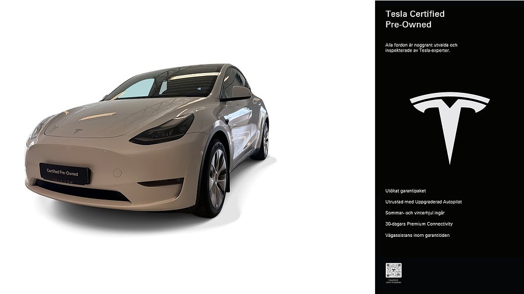 Tesla Model Y Long Range AWD Certified Pre-Owned 3,84% ränta