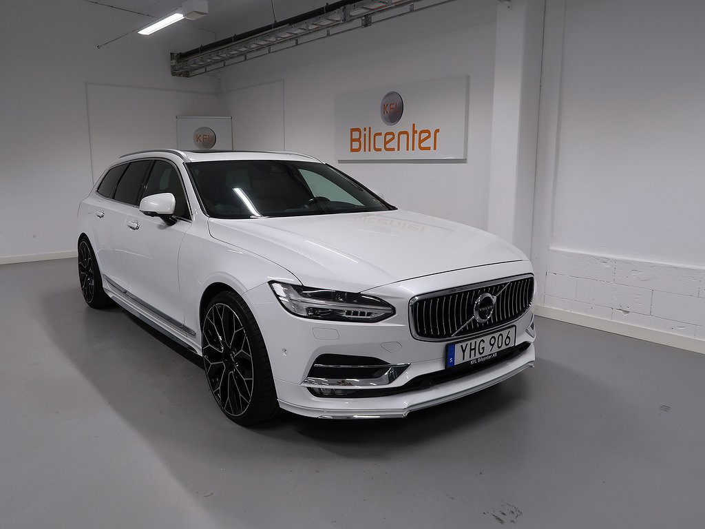 Volvo V90 T6 AWD Inscription Polestar V-Däck ingår B&W-360kamera-HUD-Pano