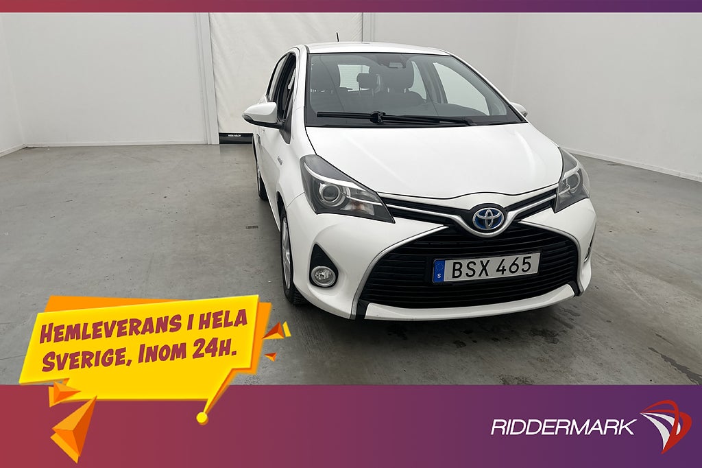 Toyota Yaris Hybrid e-CVT 101hk M&K-Värmare Backkamera
