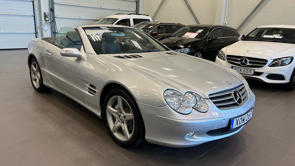 Mercedes-Benz SL 500 306HK SVENSKSÅLD LÅGMILARE 