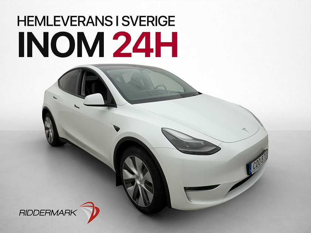 Tesla Model Y Long Range AWD 514hk Autopilot Pano Drag MOMS