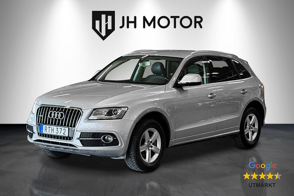 Audi Q5 2.0 TDI Quattro S-Line 190hk DVÄRM/Skinn/Drag