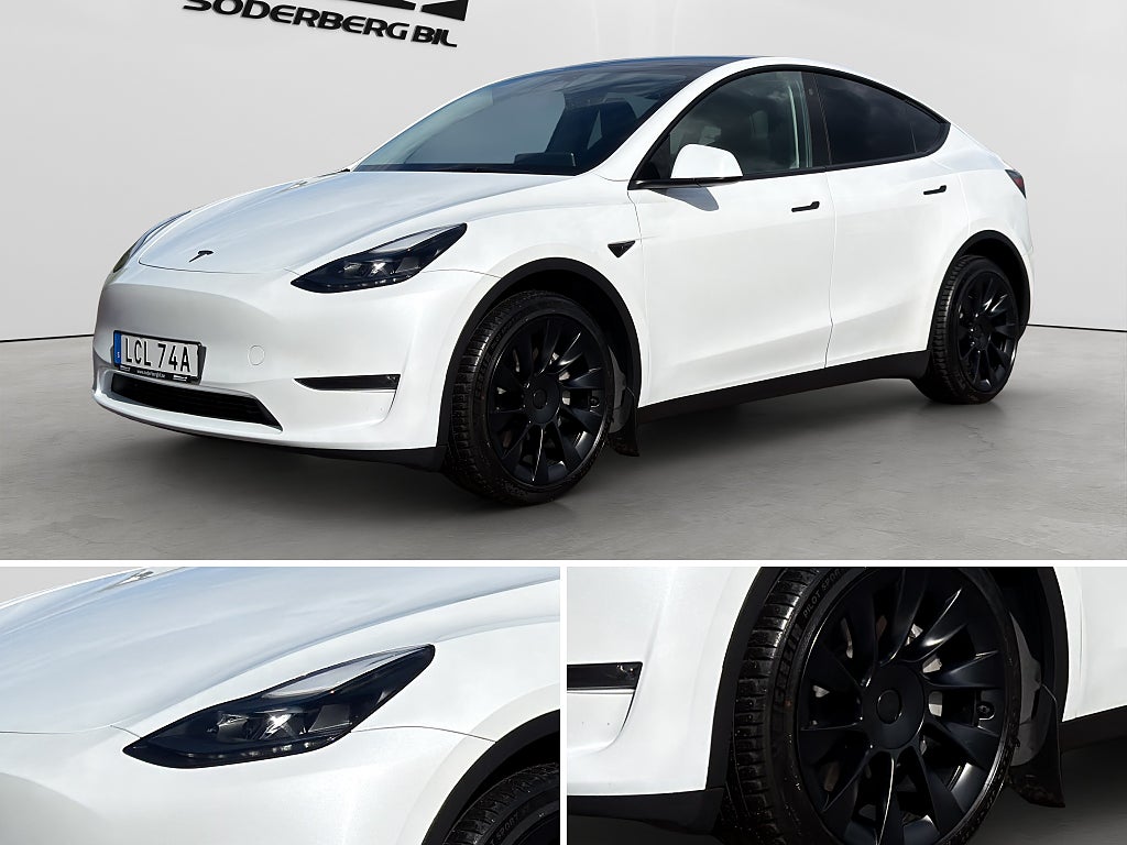 Tesla Model Y Long Range AWD 514hk Autopilot Pano, 20'' turbin 1 Bruk