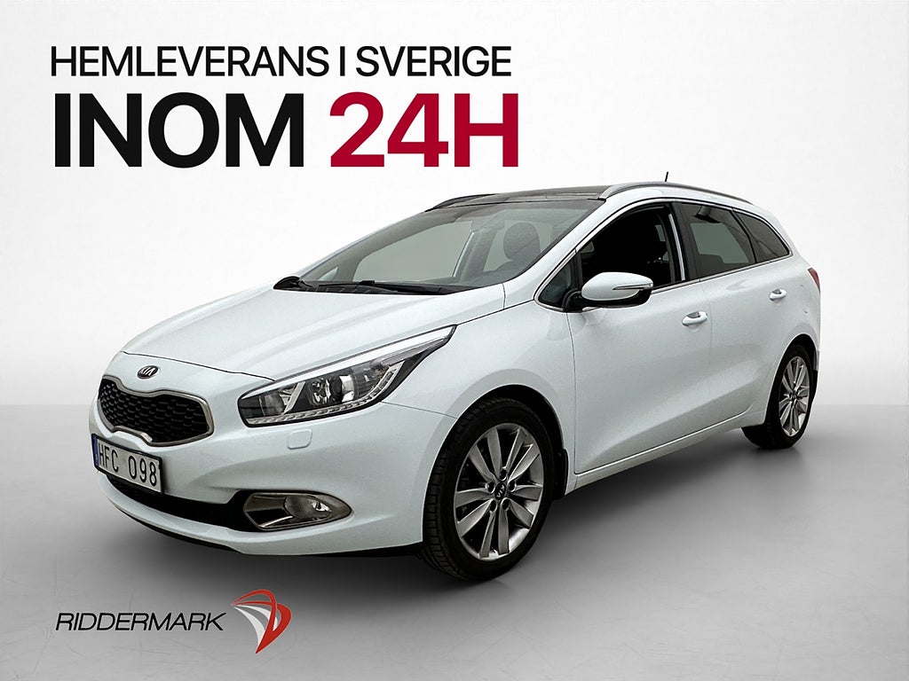 Kia Ceed 1.6 CRDi 128hk Pano Sensorer Rattvärme