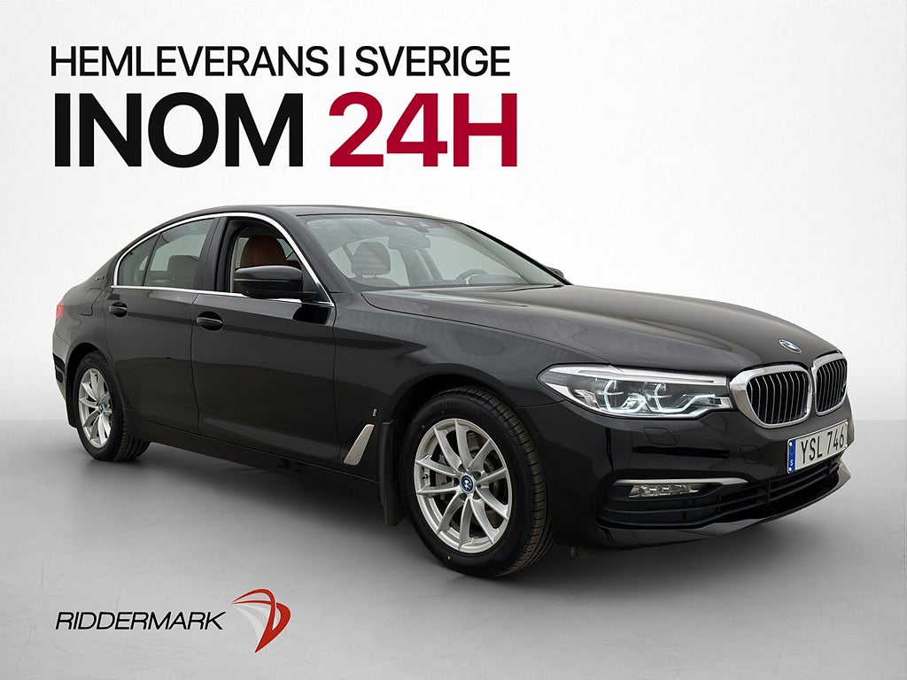 BMW 530 e iPerformance Head Up 360° Skinn CarPlay Rattvärme