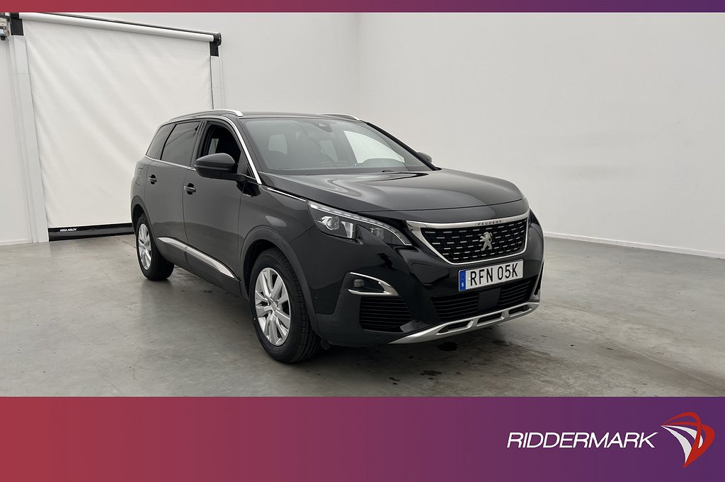 Peugeot 5008 PureTech 130hk GT-Line 7-sits Sensorer H-skinn