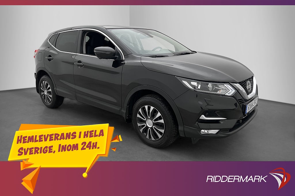 Nissan Qashqai 1.2 DIG-T 115hk Värmare 360° Kamera Navi