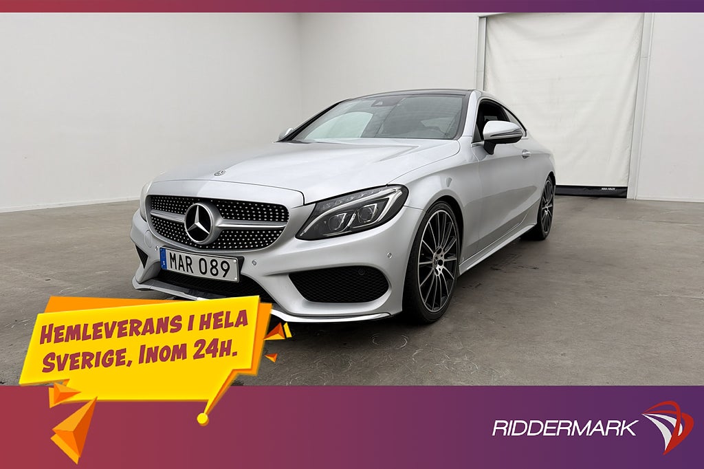 Mercedes-Benz C AMG Line Kamera Lucka Halvskinn