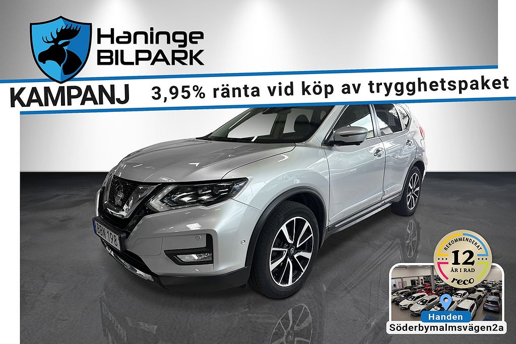 Nissan X-Trail 1.6 DIG-T 163HK 7-sits Läder Pano Drag/SUPERDEAL 3,95%