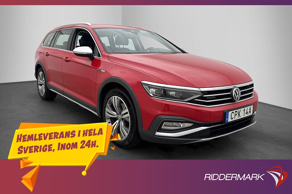 Volkswagen Passat 190hk 4M Värm Cockpit Kamera Drag