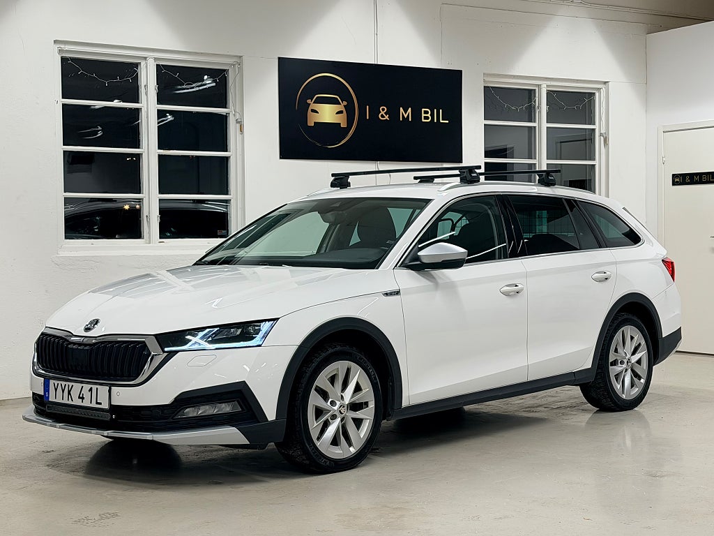 Skoda Octavia Scout 2.0 TDI SCR 4x4 Automat/ Drag/ Adaptiv/ 1 Ägare/ 