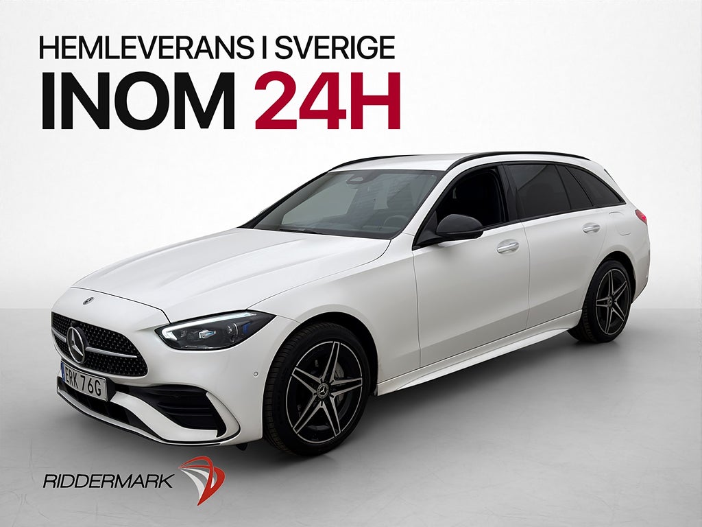 Mercedes-Benz C300 T e 313hk AMG 360° Navi Elstolar Ambient