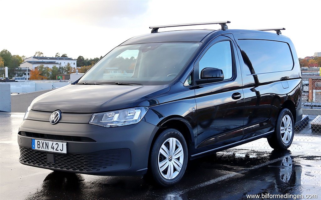 Volkswagen Caddy Cargo 2.0 TDI Skåp 122hk S/V-hjul Moms Drag